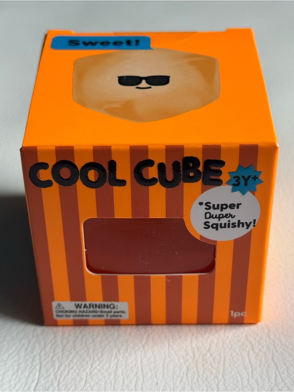 SHIPS TODAY! Cool Cube Squishy Squeeze Fidget Orange Viral Toy J’adore